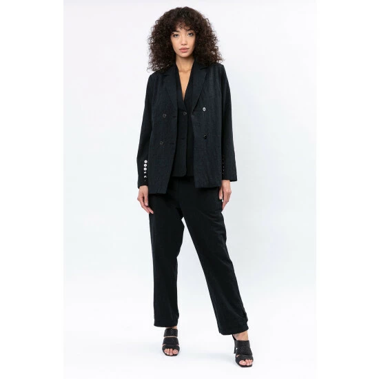 Religion Black Belted Double Breasted Dash Blazer 5 Religion Black Belted Double Breasted Dash Blazer - Image 5