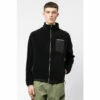 Religion Black Soft Poly Fleece Zip Thru Jacket