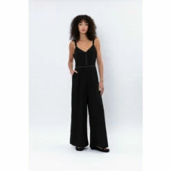 Religion Black Wide Leg Strappy Jumpsuit -Religion Shop unnamed file 924