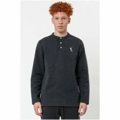 Religion Blue Winter Weight Jersey Polo Shirt -Religion Shop unnamed file 958